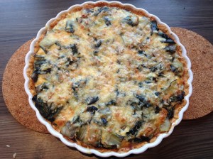 fertige Quiche