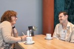 Antje und Daniel im Gespräch (Foto: Isabela Pacini)
